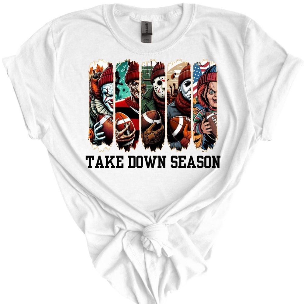 TakeDown Season T-Shirt with Halloween Theme